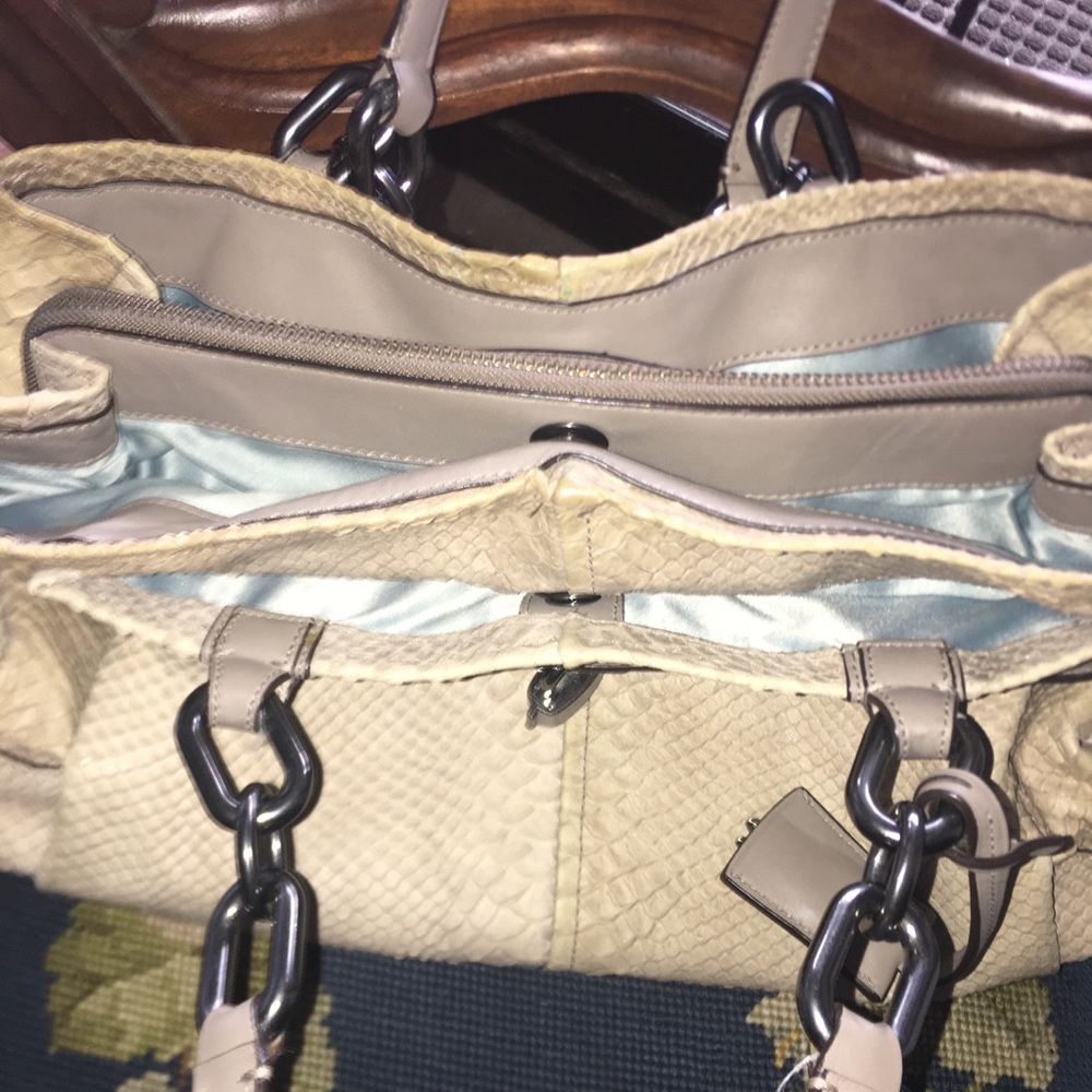 Coach Snakeskin handbag